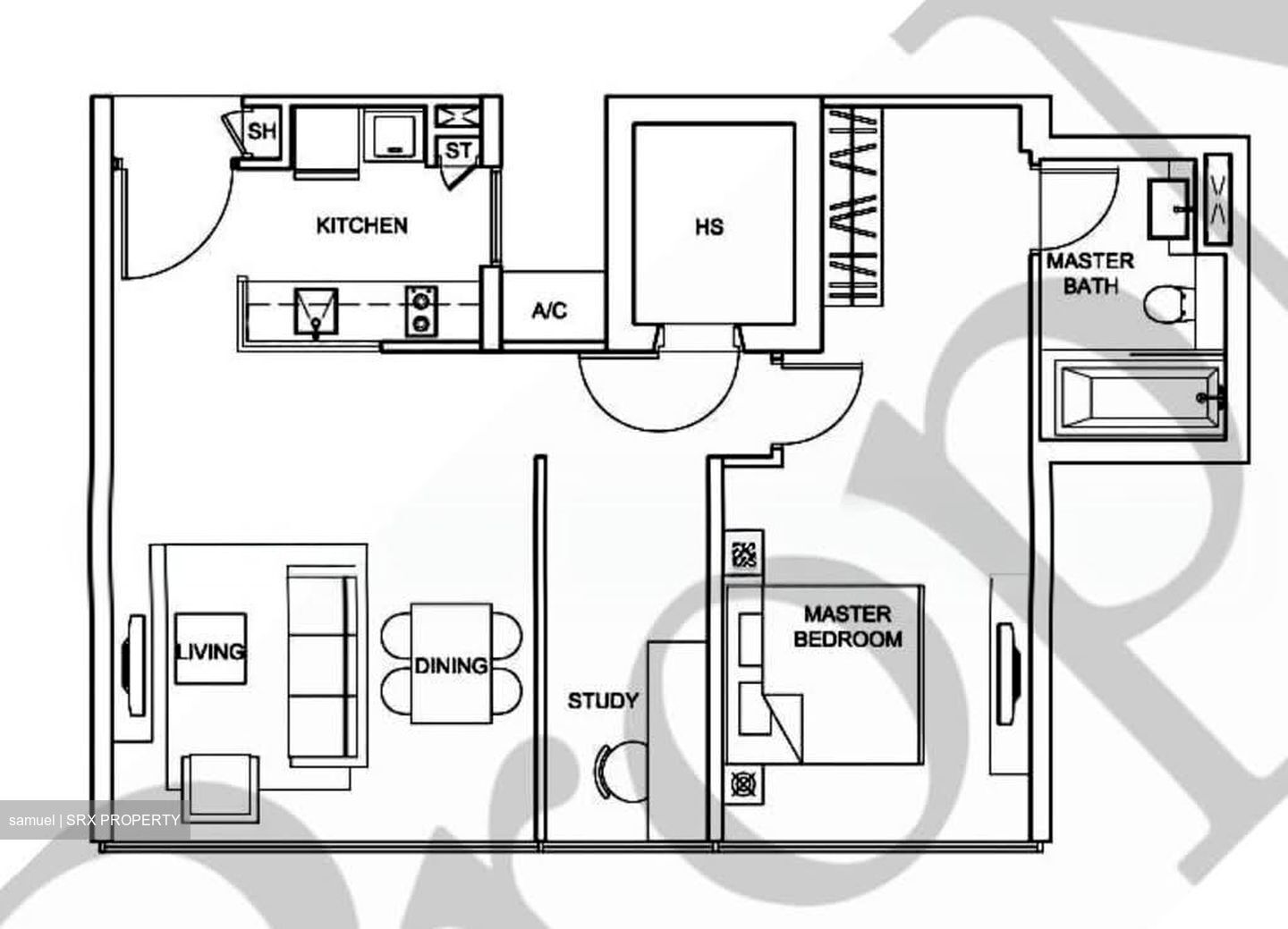 Wilkie Studio (D9), Apartment #565252931